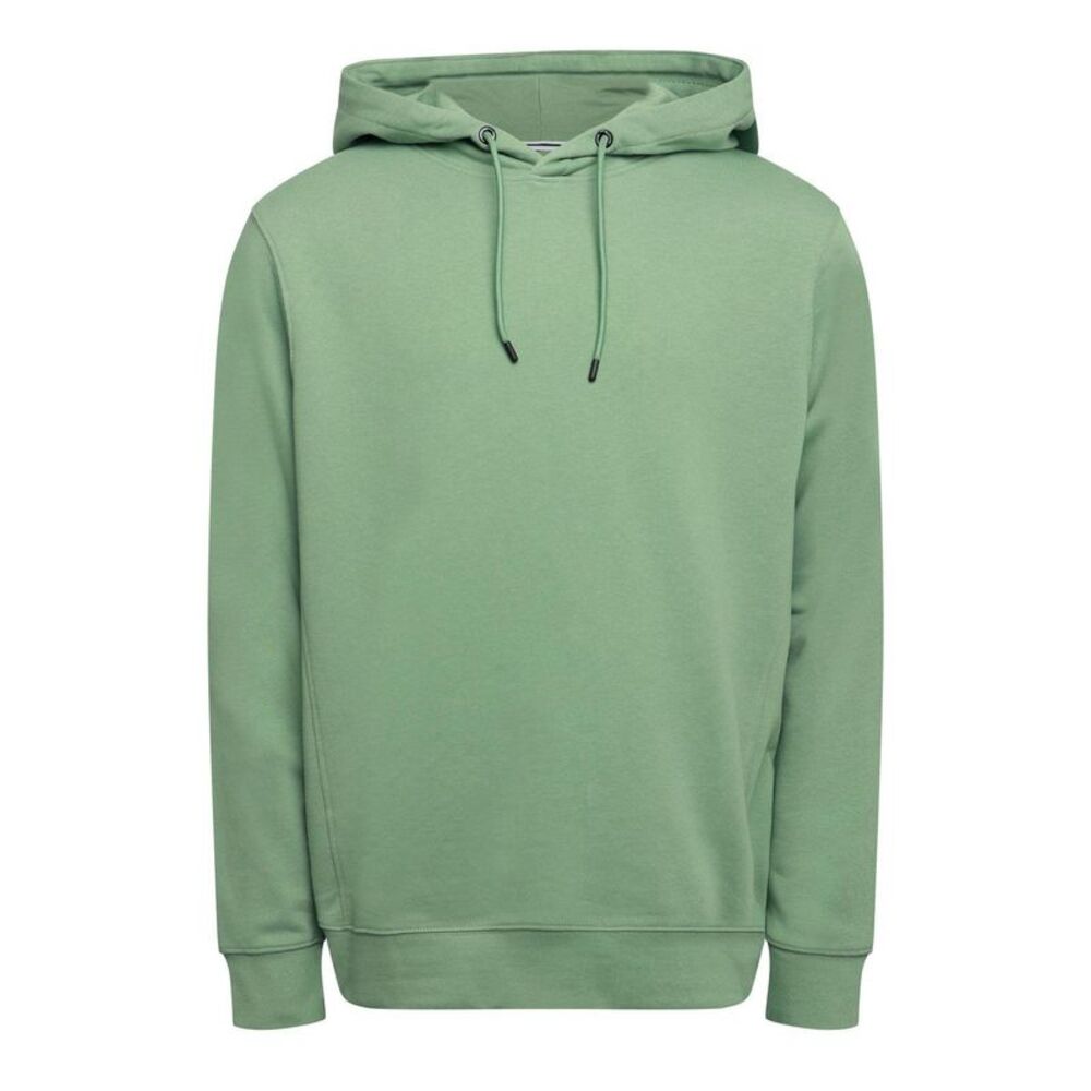 Weekend Offender Mens Yensei Button Drawstring Hoodie / Mid Green